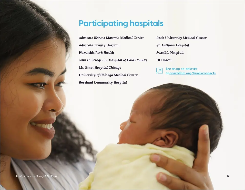 List of Family Connects Chicago participating hospitals