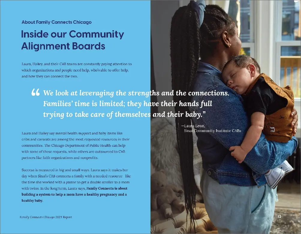 Graphic: Inside the Family Connects Chicago Community Alignment Boards
